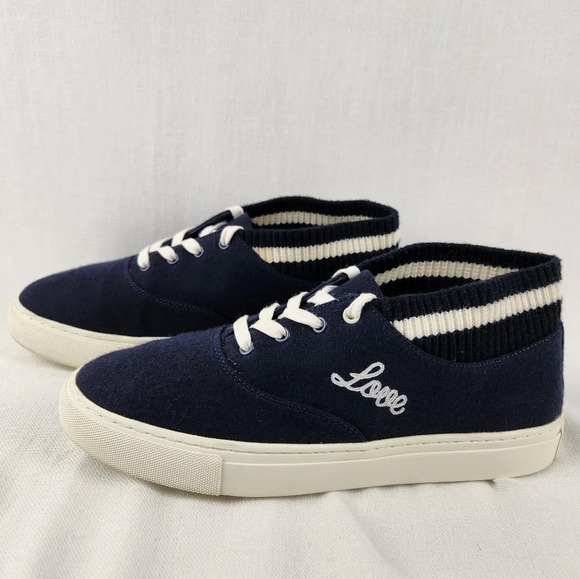 Tory Sport All Love Lace Up Navy Blue Sneakers - Picture 2 of 13